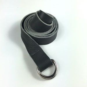 Leather D Ring Belt